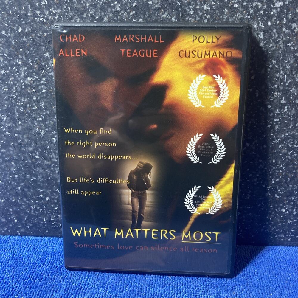 What Matters Most DVD 2001 Drama Chad Allen Polly Cusumano Marshall Teague